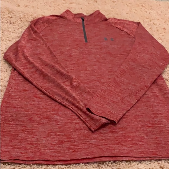 UA Under Armour half zip heat gear pullover, loose - Picture 5 of 9